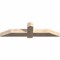 Ekena Millwork Eugene Smooth Timber Gable Bracket, Douglas Fir, 60"W x 15"H x 5 1/2"D x 5 1/2"F, 6/12 Pitch GBW060X15X0606EUG00SDF - alternate 3